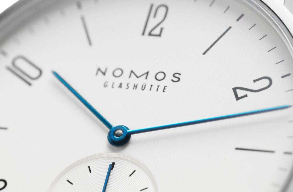 nomos watch dial