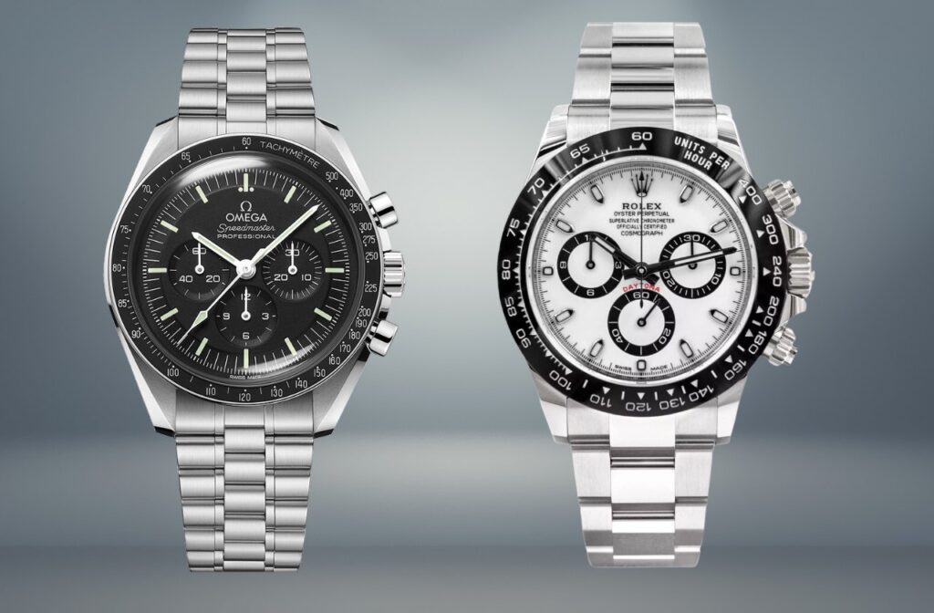 Omega speedmaster vs rolex oyster outlet perpetual