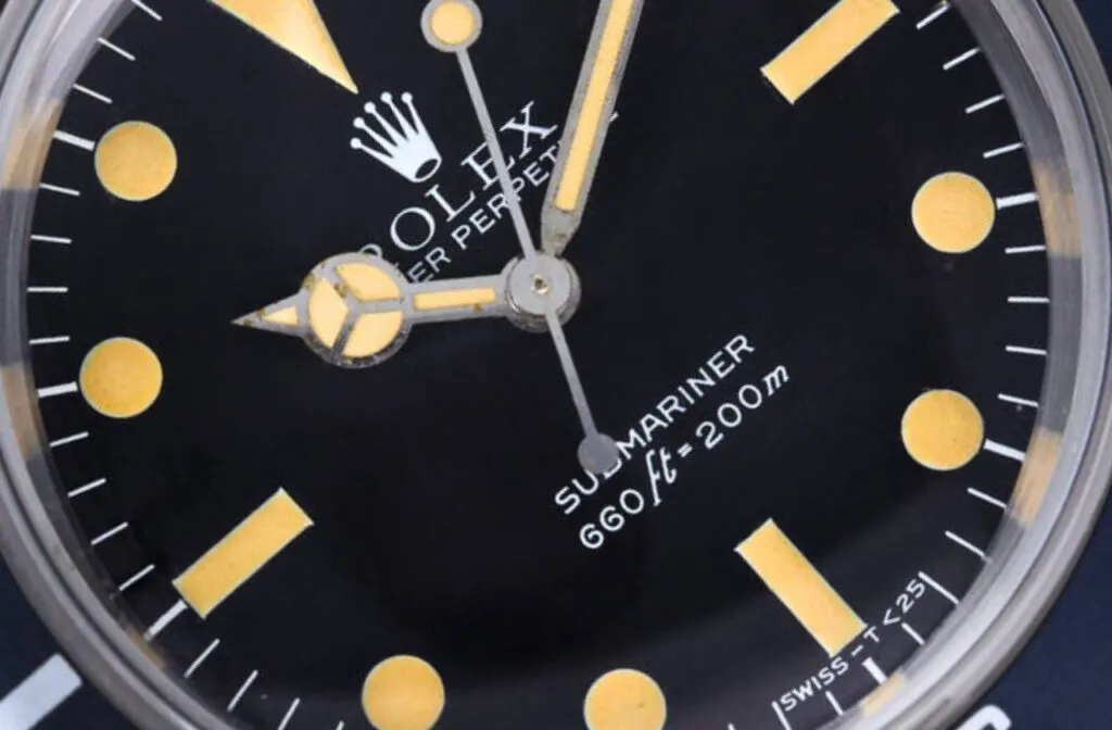 rolex submariner 5513 maxi dial lollipop