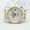 Rolex Datejust 41mm Jubilee HG 126333 MOP w 10 Point Diamond Dial