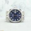 Rolex Datejust 36mm Jubilee 126234 Blue Motif 10 Point Diamond Dial