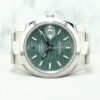 Rolex Datejust 41mm Oyster 126300 Green Motif Dial