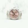 Rolex Datejust 31mm President 278289RBR Pink with 10 Point Diamond Dial