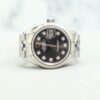 Rolex Datejust 28mm Jubilee 279174 Dark Grey w 10 Point Diamond Dial