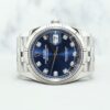 Rolex Datejust 36mm Jubilee 126234 Blue with 10 Points Diamond Dial