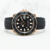 Rolex Yachtmaster Oysterflex 268655 Black Dial