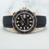 Rolex Yacht Master Oysterflex 40mm 126655 Black Dial