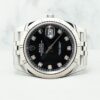 Rolex Datejust 41mm Jubilee 126334 Black with 10 Points Diamond Dial