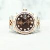 Rolex Datejust 28mm Jubilee 279171 Chocolate w 10 Point Diamonds Dial