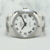 Rolex Datejust 41mm Oyster 126300 White Roman Dial