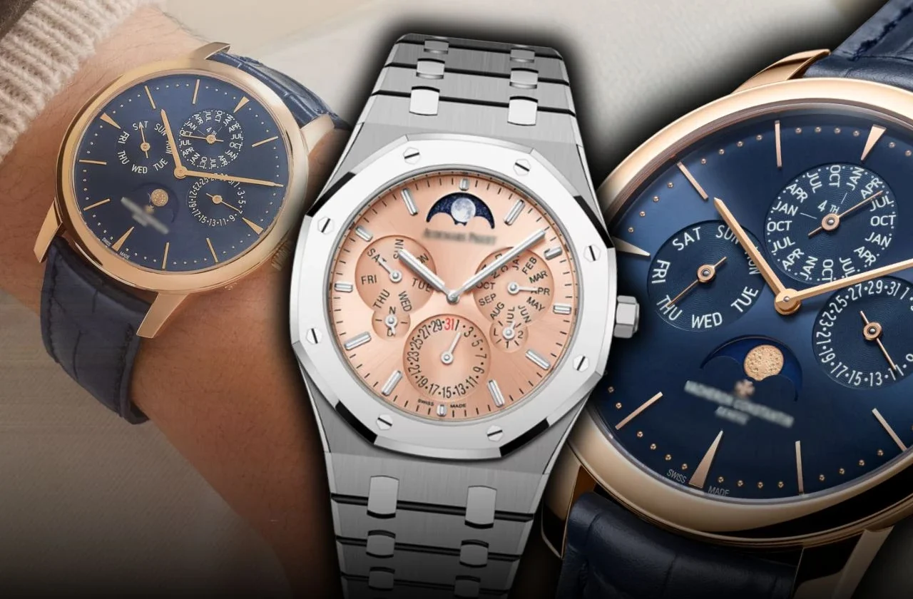 perpetual calendar watch dial