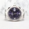 Rolex Datejust 36mm Oyster 126234 Aubergine w VI & IX Diamonds Dial