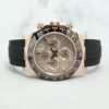 Rolex Daytona Oysterflex 116515LN Sundust w Baguette Diamond Dial P13916