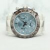 Daytona Platinum 116506 Ice Blue w Baguette Diamond Dial