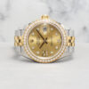 Datejust 28mm Jubilee 279383RBR Champagne with IX and Star Diamonds Dial C81717