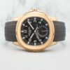Patek Philippe PP Aquanaut Travel Time 5164R-001 Brown Embossed Dial