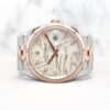 Rolex Datejust 36mm Jubilee 126231 Silver Palm Motif w 10 Points Diamond Dial