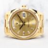 Rolex Day Date 40mm President 228238 Champagne w Baguette Diamond Dial