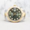Rolex Datejust Oyster 278273 Olive Green w 10 Points Diamond Dial PW20372