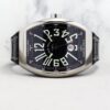 Franck Muller Vanguard Leather V 43 SC DT CASA AC BLACK Black Lume Dial CW20060