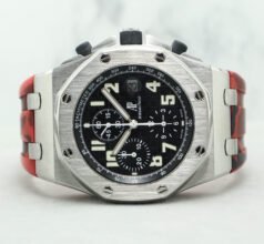 Audemars Piguet AP Royal Oak Offshore Strap 26170ST.OO.D101CR.03 Black Dial PW20215