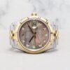 Rolex Datejust Jubilee 278273 Black MOP w 10 Points Diamond Dial