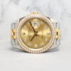 Rolex Datejust Jubilee 126283RBR Champagne w 10 Points Diamond Dial P15267