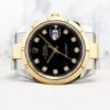 Rolex Datejust Oyster 126333 Black w 10 Points Diamond Dial PW20565