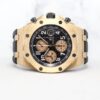Audemars Piguet Royal Oak Offshore Strap 26470OR.OO.A002CR.02.A Black w Champagne Dial PW21447