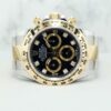 Rolex Daytona Oyster 116503 Black w 8 Points Diamond (Golden Chrono) Dial