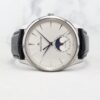 Jaeger-LeCoultre Master Ultra Thin Moon Leather Q1368430 Silver Dial PW21357