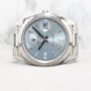 Rolex Daydate Day-date Day date President 228206 Ice Blue w Baguette Diamonds Dial PW21493