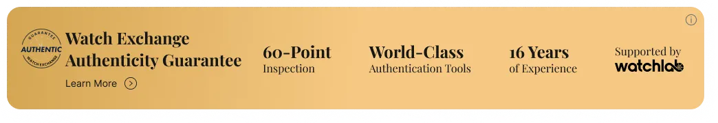 Watch Exchange Authenticity Guarantee