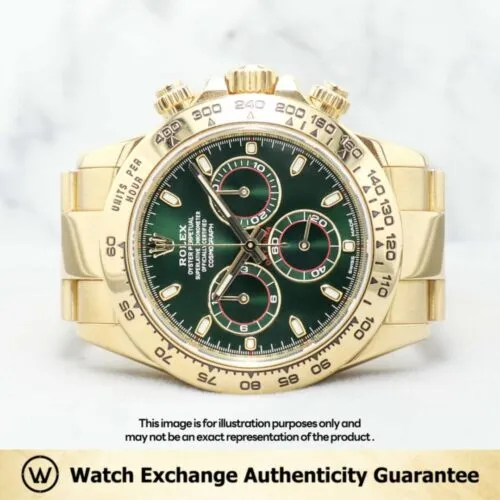 Rolex Cosmograph Daytona 40mm Yellow Gold Green Dial “John