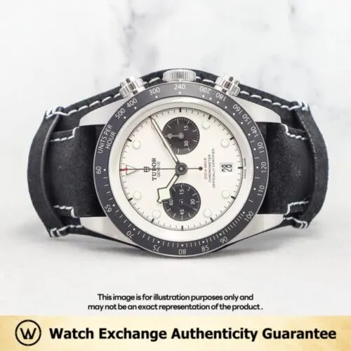Black Bay Chrono Panda Leather