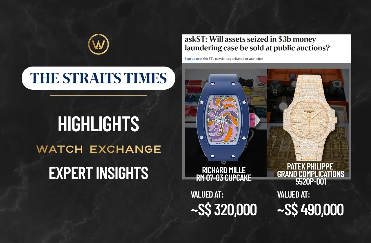 The Straits Times Highlights Watch Exchange’s Expert Insights