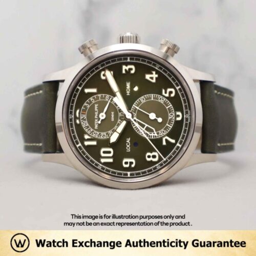 Complications Calatrava Pilot Travel Time Chronograph Leather