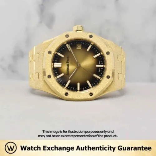 Royal Oak Frosted Gold Bracelet