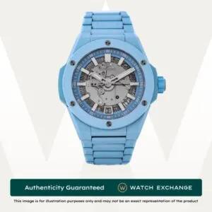 Big Bang Integrated Time Only Sky Blue Ceramic Bracelet