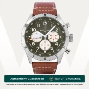 Classic AVI Super AVI B04 Chronograph GMT 46 Curtiss Warhawk Leather