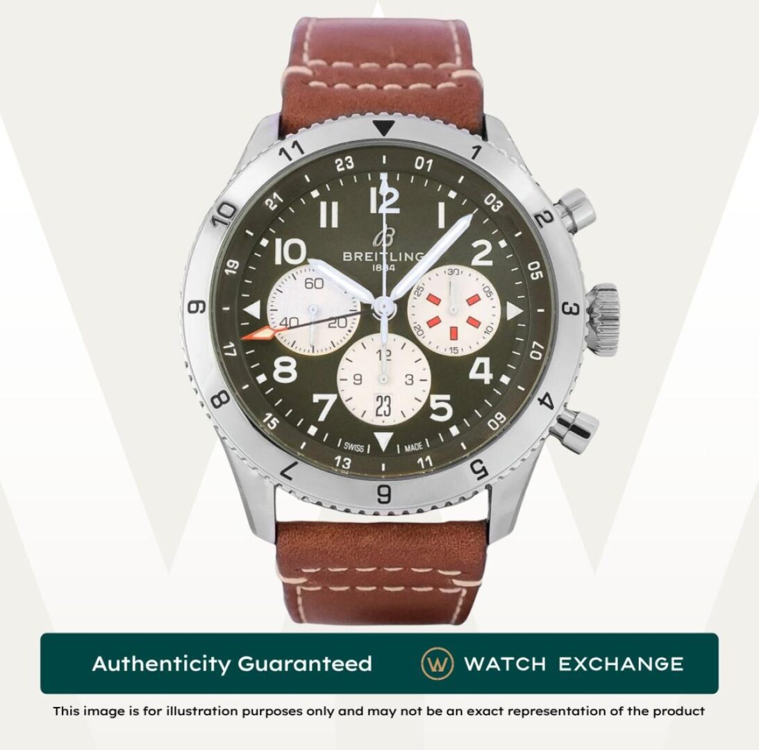Classic AVI Super AVI B04 Chronograph GMT 46 Curtiss Warhawk Leather